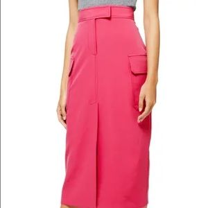 Topshop pink skirt